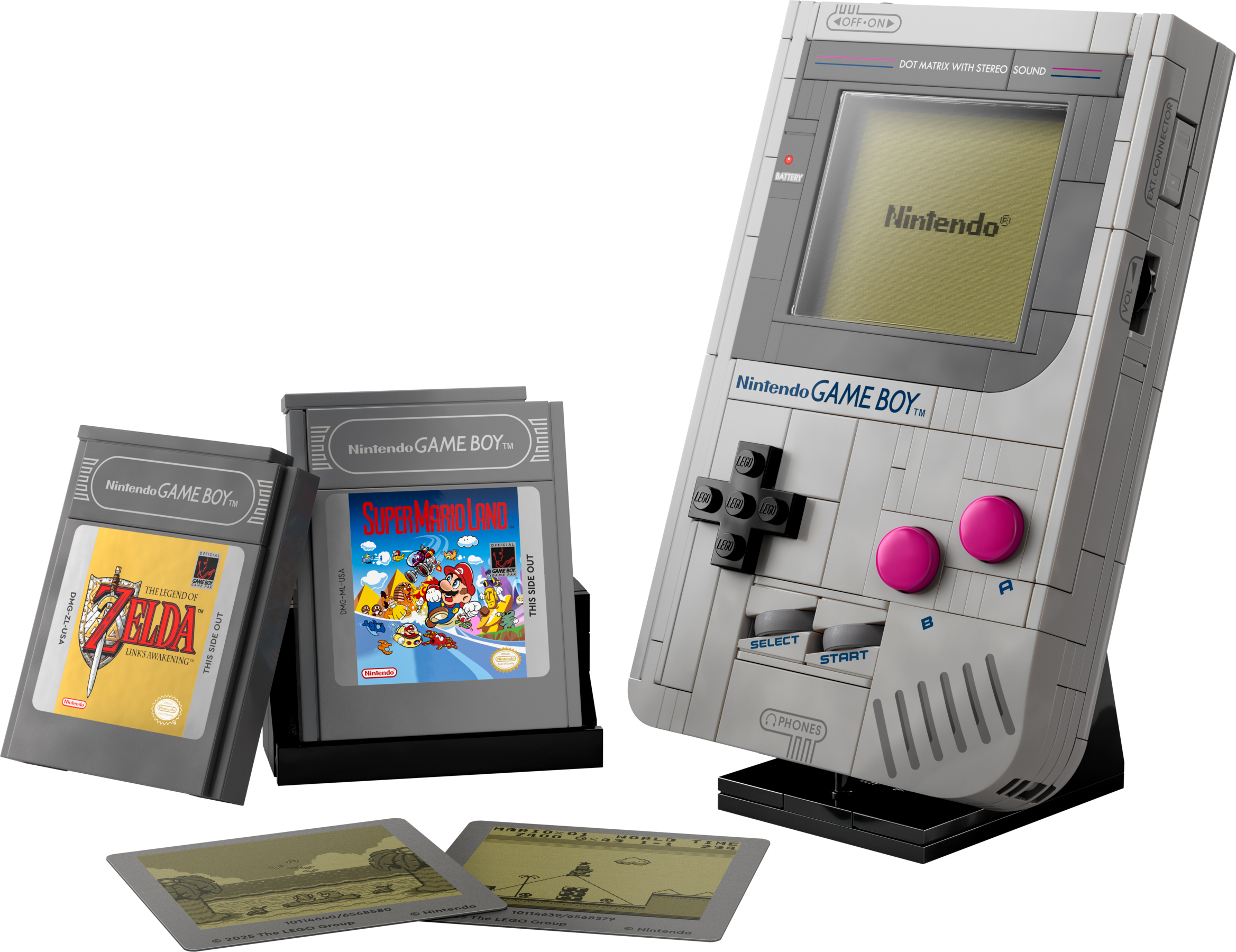 LEGO Game Boy رسمی نینتندو با نمایشگر لنیتیولار